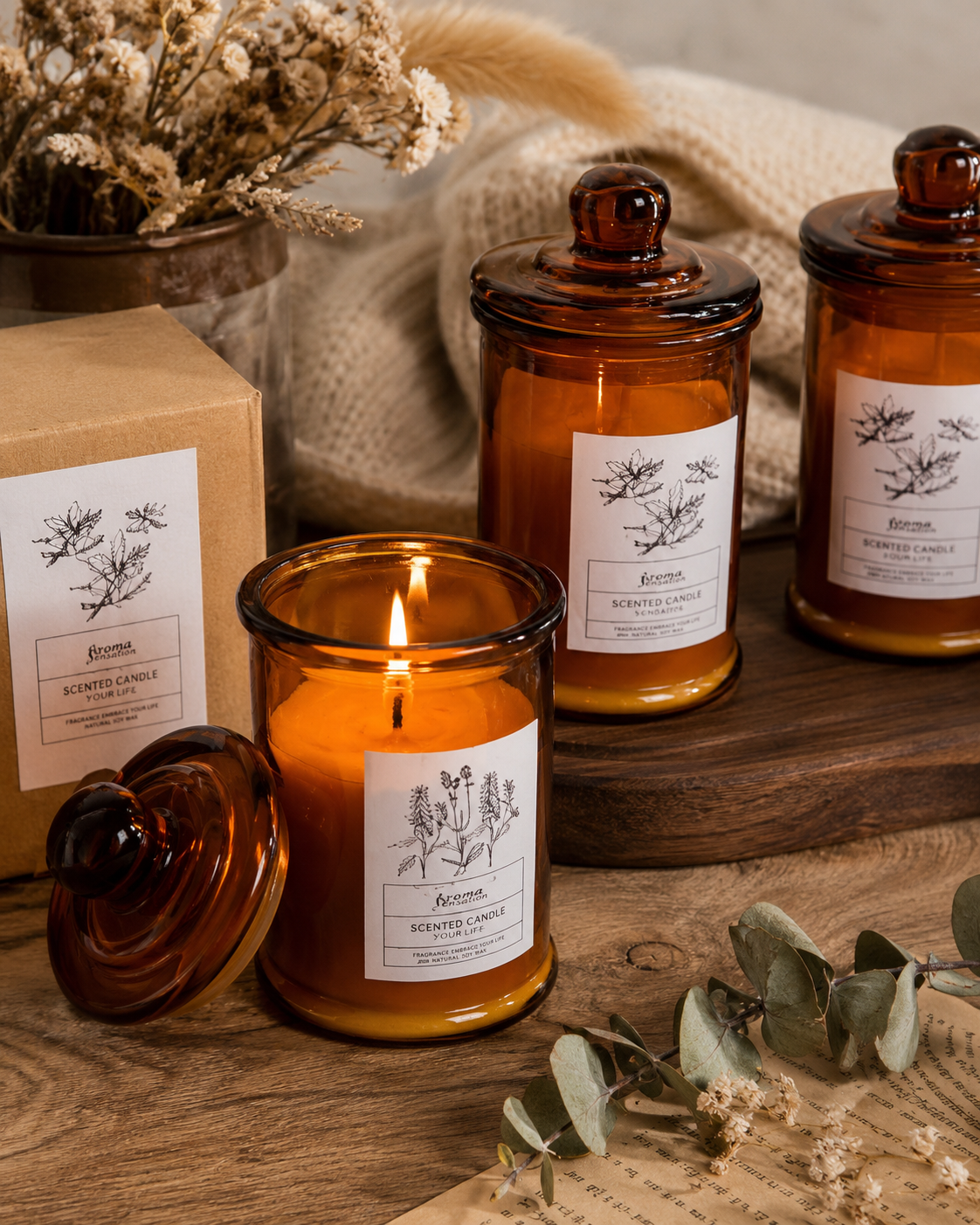 Deluma Amber Candle